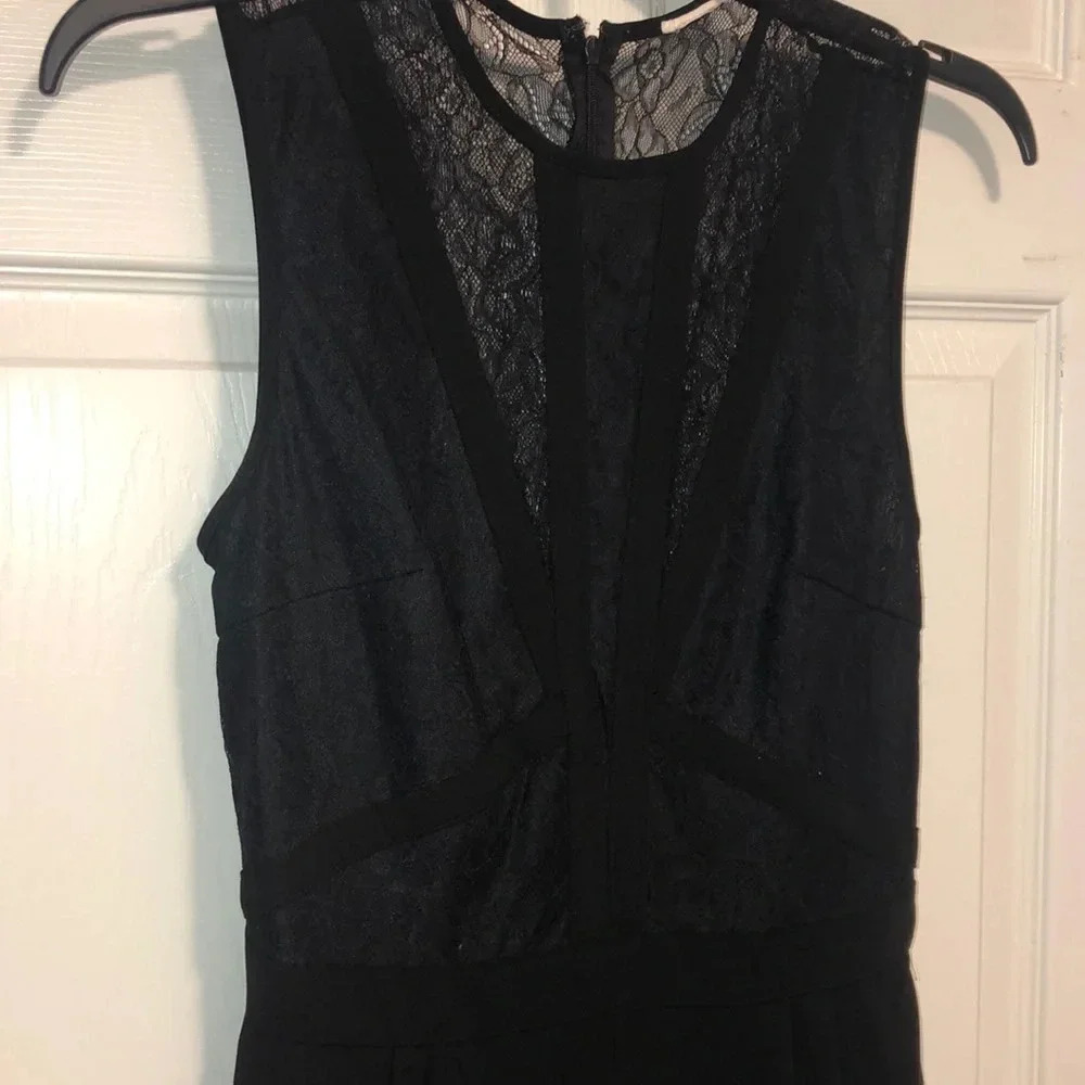 Black Lace Romper - Picture 2 of 4